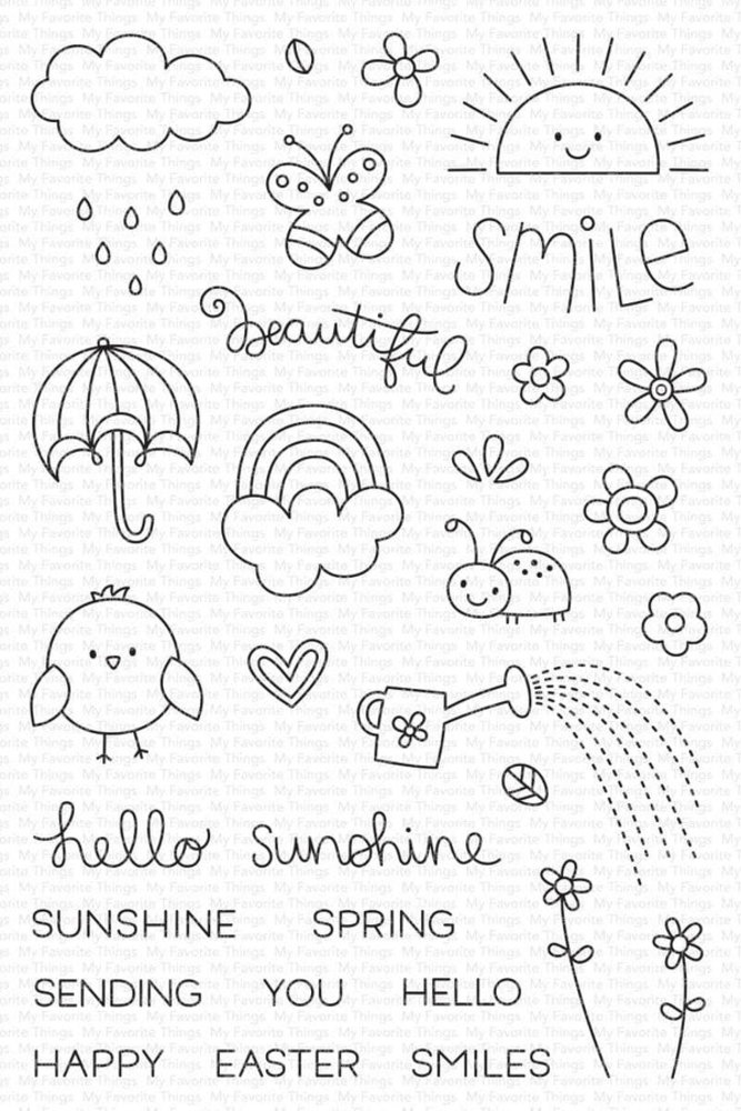 My Favorite Things Sending Sunshine and Smiles Clear Stamps (MSTN-007) My Favorite Things Sending Sunshine and Smiles Clear Stamps (MSTN-007)