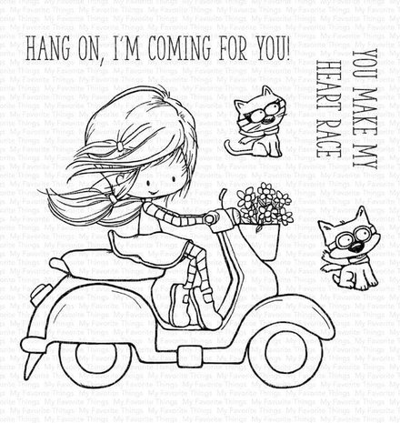 My Favorite Things You Make My Heart Race Clear Stamps (TI-015) My Favorite Things You Make My Heart Race Clear Stamps (TI-015)