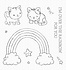 Over the Rainbow Clear Stamps (RAM-029) Over the Rainbow Clear Stamps (RAM-029)