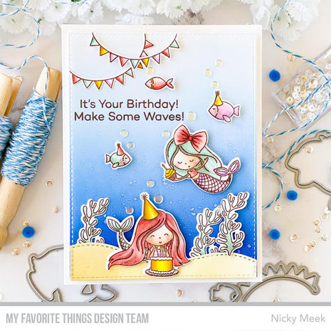 My Favorite Things Bubbly Birthday Clear Stamps (CS-649)