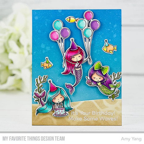 My Favorite Things Bubbly Birthday Clear Stamps (CS-649)