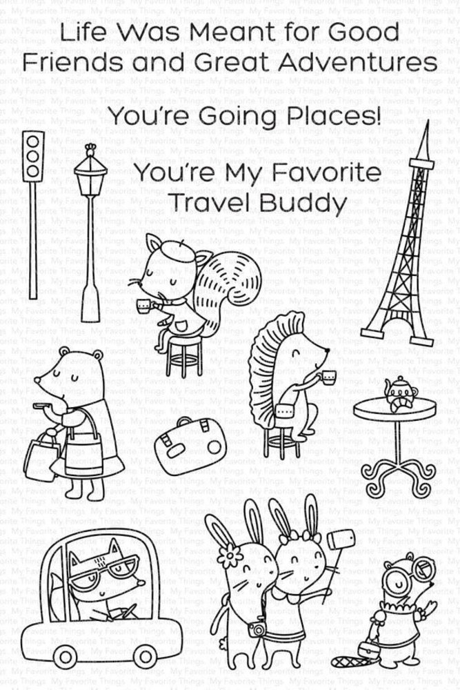 My Favorite Things Travel Buddies Clear Stamps (CS-658) My Favorite Things Travel Buddies Clear Stamps (CS-658)