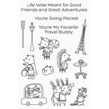 My Favorite Things Travel Buddies Clear Stamps (CS-658)