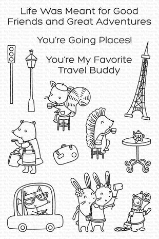 My Favorite Things Travel Buddies Clear Stamps (CS-658) My Favorite Things Travel Buddies Clear Stamps (CS-658)