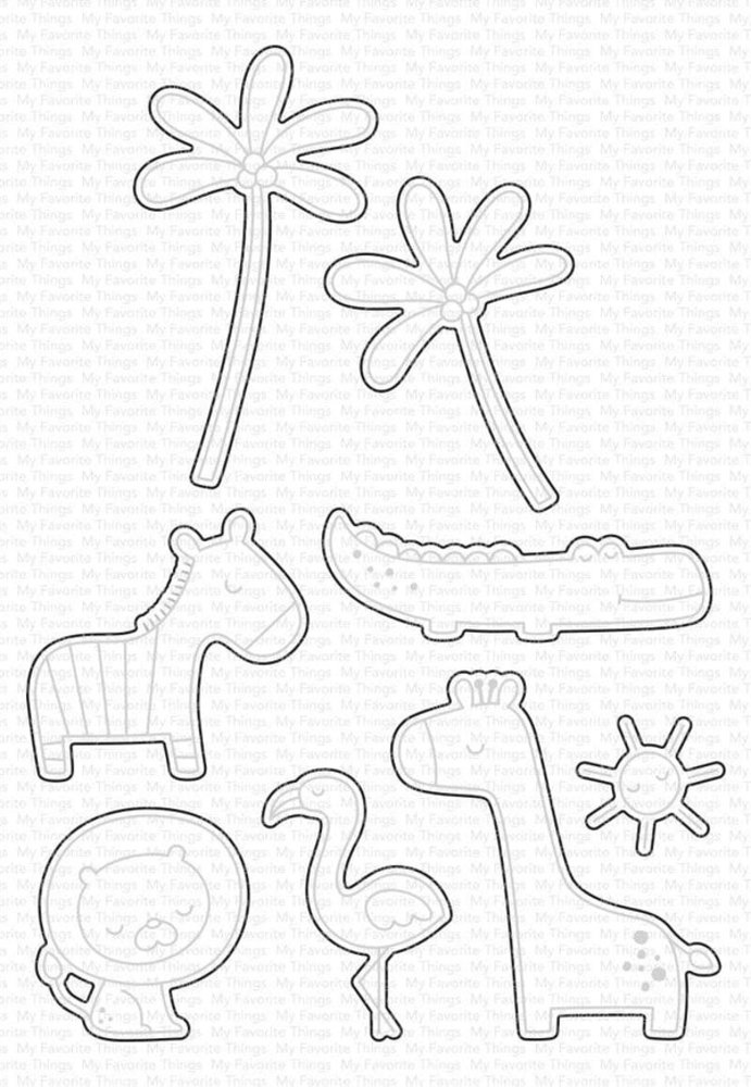 My Favorite Things Die-namics Paradise Pals (MFT-2192) My Favorite Things Die-namics Paradise Pals (MFT-2192)