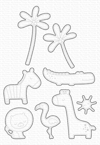 My Favorite Things Die-namics Paradise Pals (MFT-2192) My Favorite Things Die-namics Paradise Pals (MFT-2192)