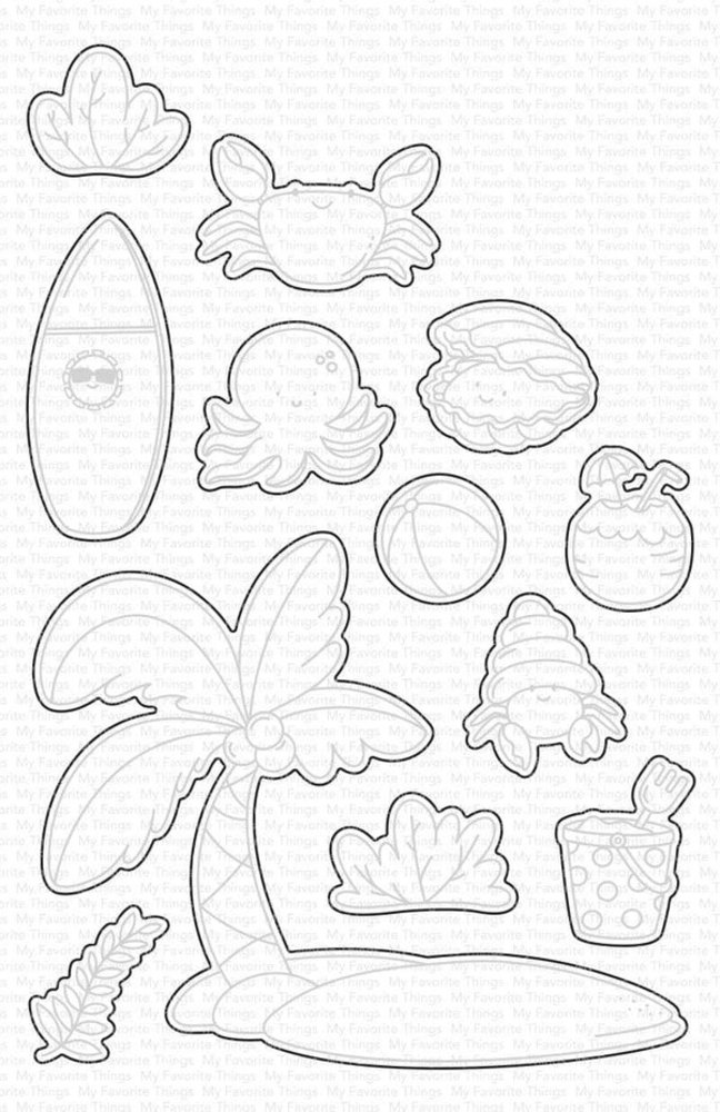 My Favorite Things Die-namics Island Shell-abration (MFT-2211) My Favorite Things Die-namics Island Shell-abration (MFT-2211)
