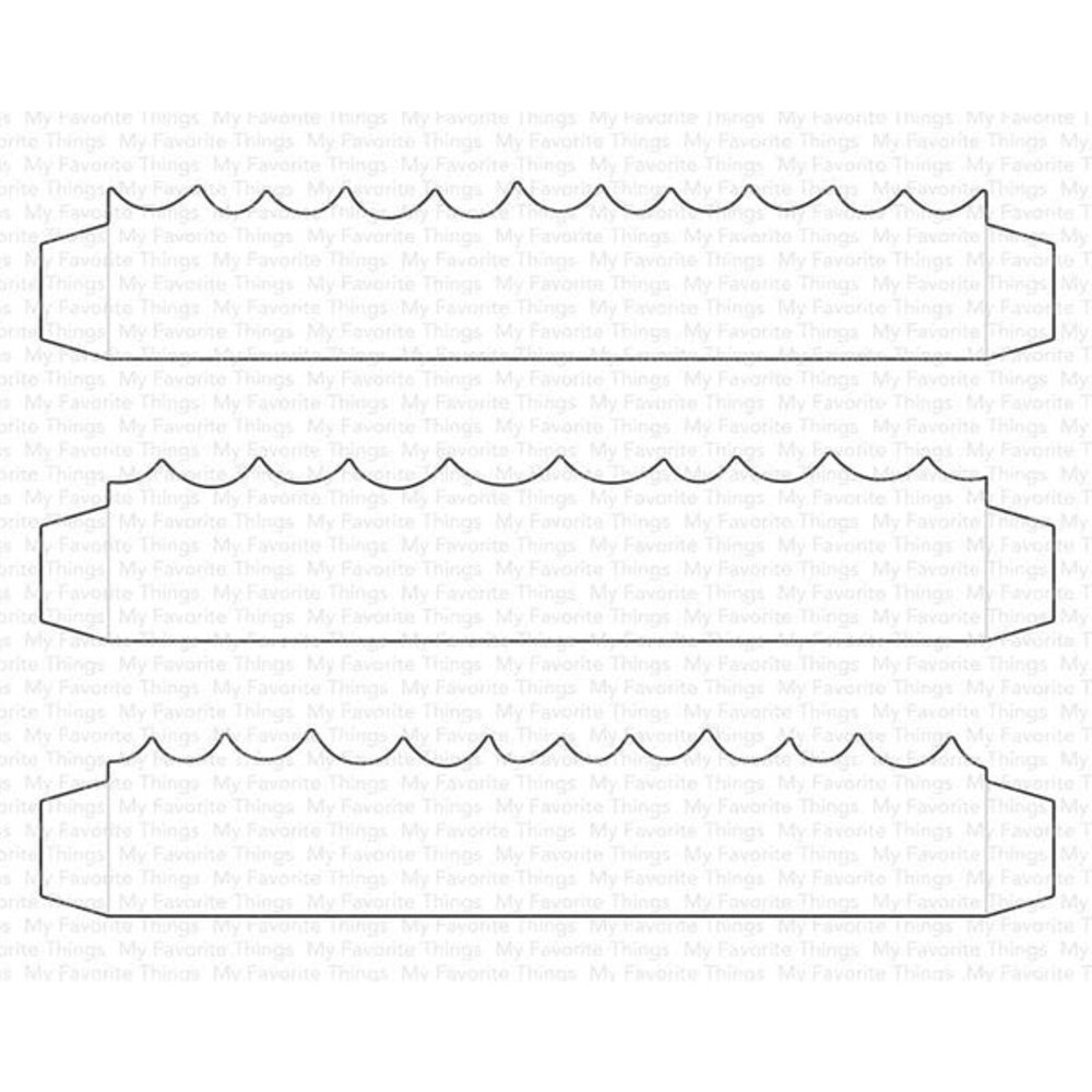 My Favorite Things Die-namics Mini Slimline Outside the Box Waves (MFT ...