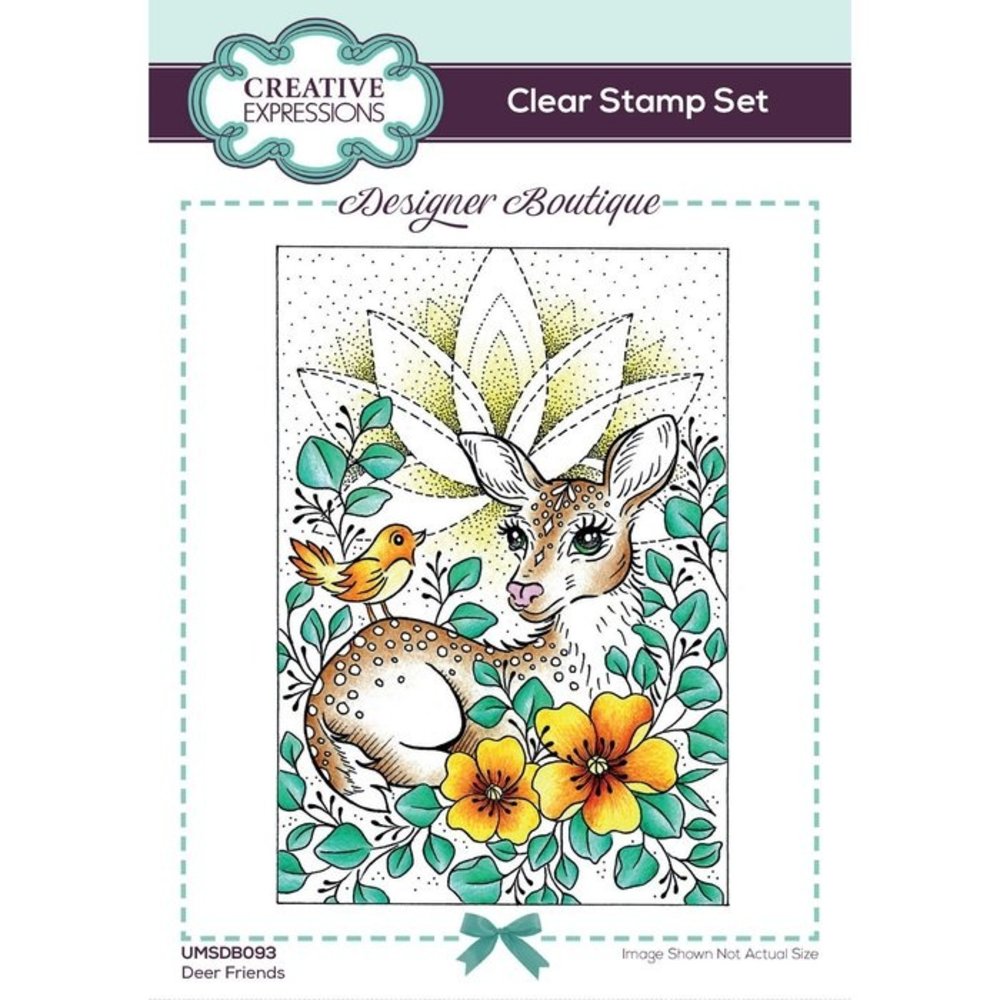Creative Expressions Deer Friends A6 Clear Stamp Set (UMSDB093) Creative Expressions Deer Friends A6 Clear Stamp Set (UMSDB093)