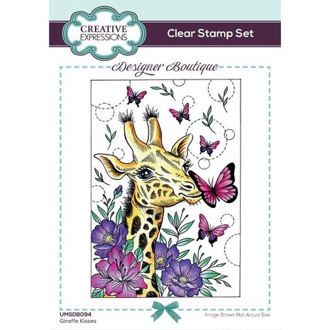 Creative Expressions Giraffe Kisses A6 Clear Stamp Set (UMSDB094) Creative Expressions Giraffe Kisses A6 Clear Stamp Set (UMSDB094)