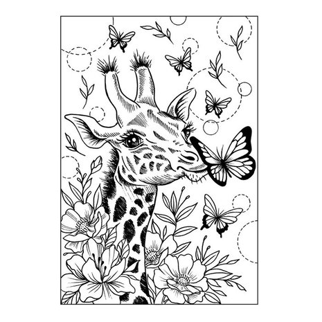 Creative Expressions Giraffe Kisses A6 Clear Stamp Set (UMSDB094) Creative Expressions Giraffe Kisses A6 Clear Stamp Set (UMSDB094)