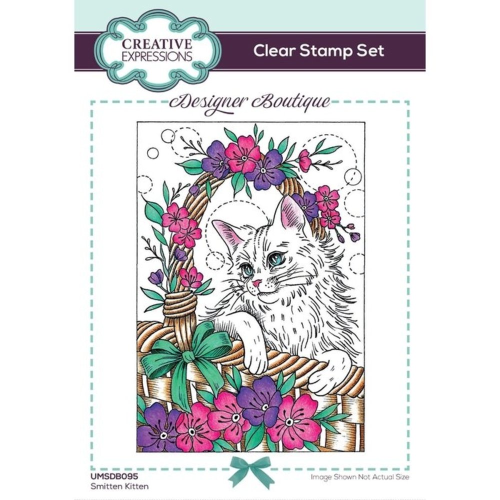 Creative Expressions Smitten Kitten A6 Clear Stamp Set (UMSDB095) Creative Expressions Smitten Kitten A6 Clear Stamp Set (UMSDB095)