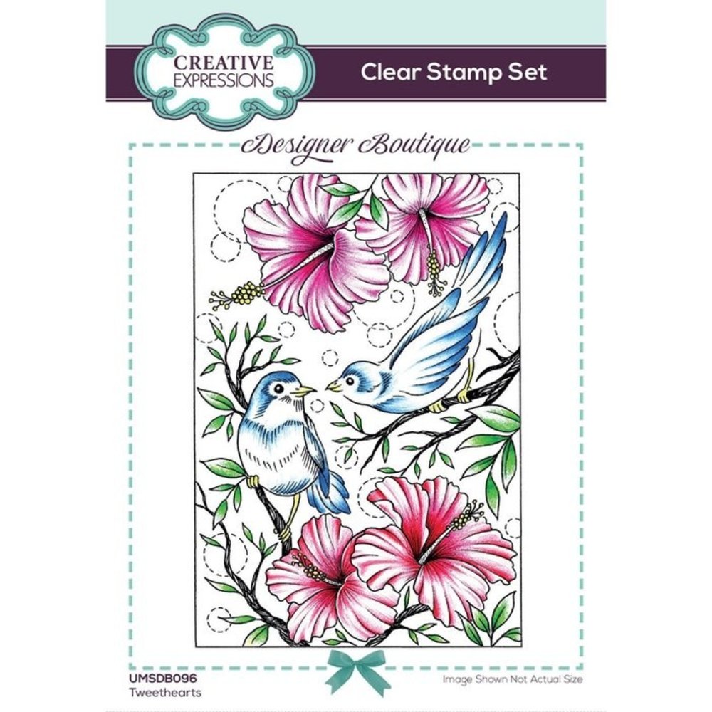 Creative Expressions Tweethearts A6 Clear Stamp Set (UMSDB096)