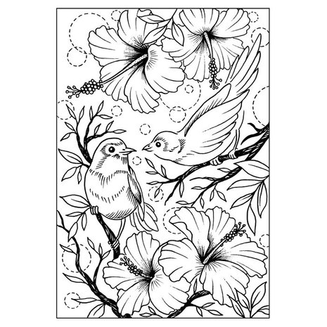 Creative Expressions Tweethearts A6 Clear Stamp Set (UMSDB096)