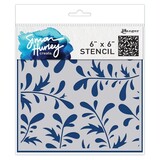 Simon Hurley Create Grand Greenery 6x6 Inch Masking Stencil (HUS78470)