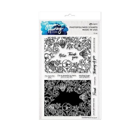 Simon Hurley Create Bold Bouquet Clear Stamps (HUR78579) Simon Hurley Create Bold Bouquet Clear Stamps (HUR78579)