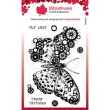 Woodware Butterfly Clear Stamp (FRS831)