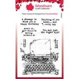 Woodware Vintage Typewriter Clear Stamp (FRS841)