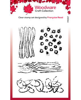 Woodware Texture Patches Clear Stamp (FRS917) Woodware Texture Patches Clear Stamp (FRS917)