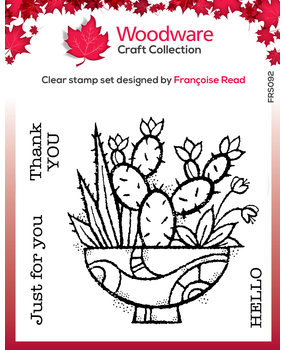 Woodware Succulent Display Clear Stamp (FRS092)