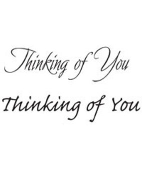 Woodware Thinking Of You Clear Stamp (JWS002) Woodware Thinking Of You Clear Stamp (JWS002)