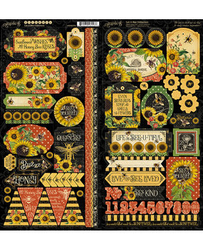 Graphic 45 Let it Bee Stickers (4502379) Graphic 45 Let it Bee Stickers (4502379)