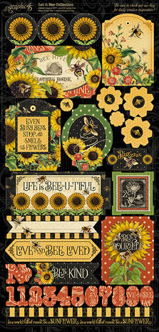Graphic 45 Let it Bee Stickers (4502379) Graphic 45 Let it Bee Stickers (4502379)