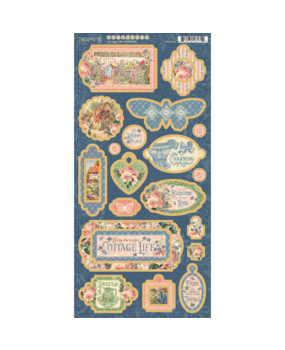 Graphic 45 Cottage Life Chipboard (4502399) Graphic 45 Cottage Life Chipboard (4502399)