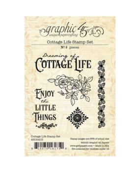 Graphic 45 Cottage Life Clear Stamp Set (4502403)