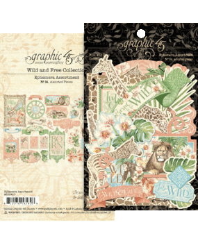 Graphic 45 Wild & Free Die-cut Assortment (4502410) Graphic 45 Wild & Free Die-cut Assortment (4502410)