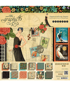 Graphic 45 Couture 8x8 Inch Deluxe Paper Pad (4502389) Graphic 45 Couture 8x8 Inch Deluxe Paper Pad (4502389)