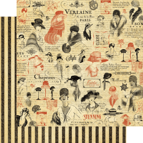 Graphic 45 Couture 8x8 Inch Deluxe Paper Pad (4502389) Graphic 45 Couture 8x8 Inch Deluxe Paper Pad (4502389)
