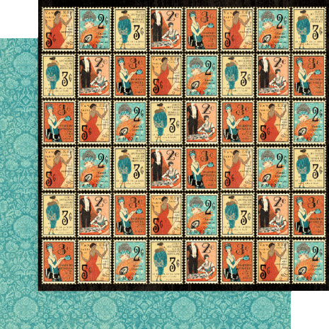 Graphic 45 Couture 8x8 Inch Deluxe Paper Pad (4502389) Graphic 45 Couture 8x8 Inch Deluxe Paper Pad (4502389)