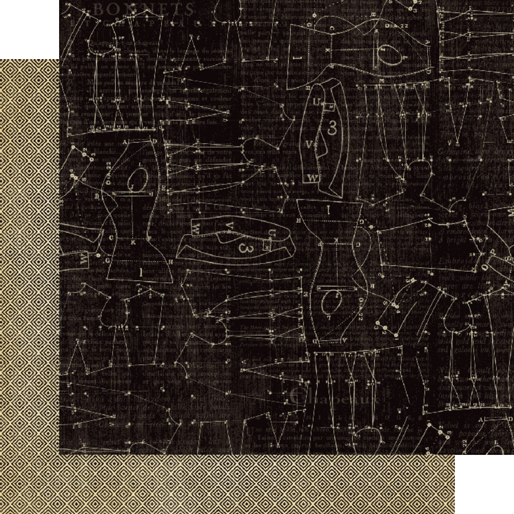 Graphic 45 Couture 8x8 Inch Deluxe Paper Pad (4502389) Graphic 45 Couture 8x8 Inch Deluxe Paper Pad (4502389)