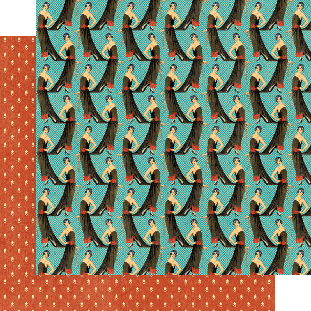 Graphic 45 Couture 8x8 Inch Deluxe Paper Pad (4502389) Graphic 45 Couture 8x8 Inch Deluxe Paper Pad (4502389)
