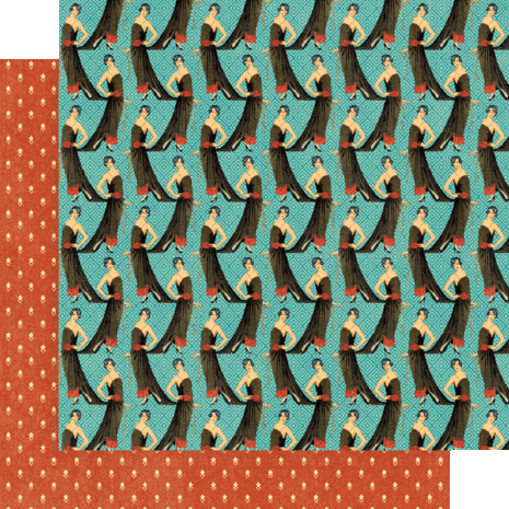 Graphic 45 Couture 8x8 Inch Deluxe Paper Pad (4502389) Graphic 45 Couture 8x8 Inch Deluxe Paper Pad (4502389)