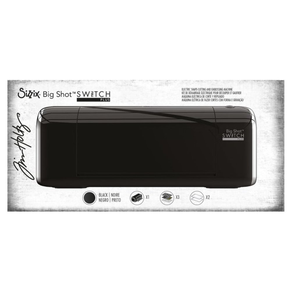 Sizzix Tim Holtz Big Shot Switch Plus A4 (665301) + GRATIS DISNEY SNIJMAL