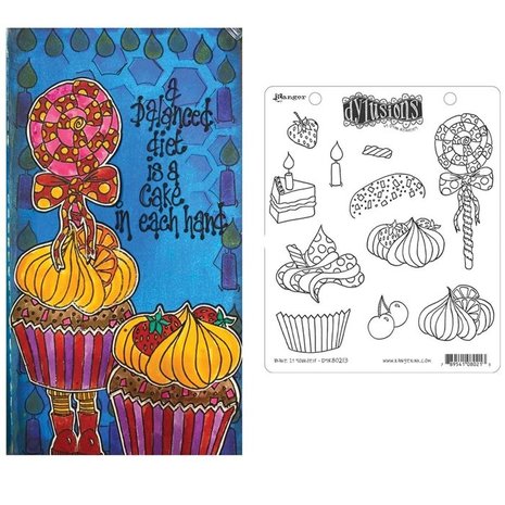 Ranger Dylusions Bake It Yourself Cling Stamps (DYR80213) Ranger Dylusions Bake It Yourself Cling Stamps (DYR80213)