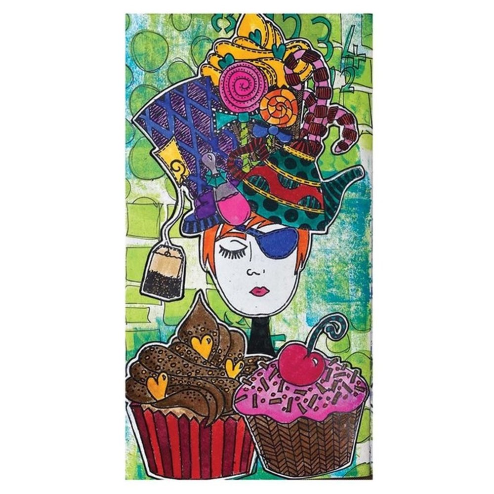 Ranger Dylusions Let Them Eat Cake Cling Stamps (DYR80275) Ranger Dylusions Let Them Eat Cake Cling Stamps (DYR80275)