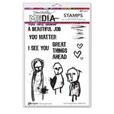 Dina Wakley MEdia Great Things Ahead Cling Stamps (MDR77763)