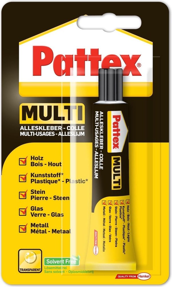 Pattex Alleslijm Multi (20gr) (0382607) Pattex Alleslijm Multi (20gr) (0382607)