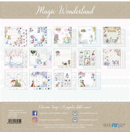 Papers For You Magic Wonderland 6x6 Inch Paper Pack (28pcs) (PFY-4697) Papers For You Magic Wonderland 6x6 Inch Paper Pack (28pcs) (PFY-4697)