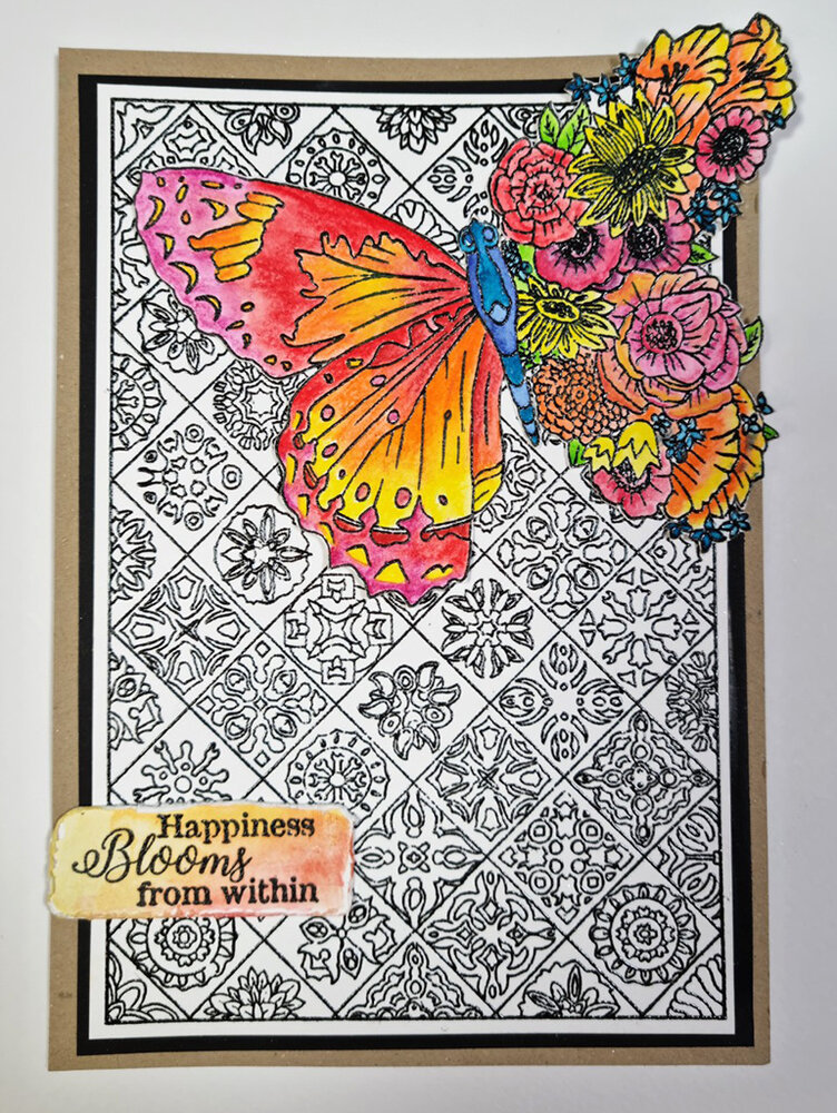 IndigoBlu Moroccan Motif A5 Rubber Stamps (IND0918) IndigoBlu Moroccan Motif A5 Rubber Stamps (IND0918)