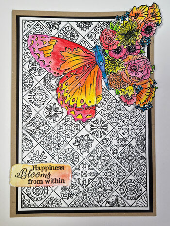 IndigoBlu Moroccan Motif A5 Rubber Stamps (IND0918) IndigoBlu Moroccan Motif A5 Rubber Stamps (IND0918)