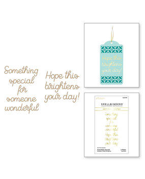 Spellbinders Something Special Glimmer Hot Foil Plate (GLP-315) Spellbinders Something Special Glimmer Hot Foil Plate (GLP-315)