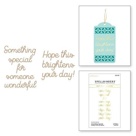 Spellbinders Something Special Glimmer Hot Foil Plate (GLP-315)