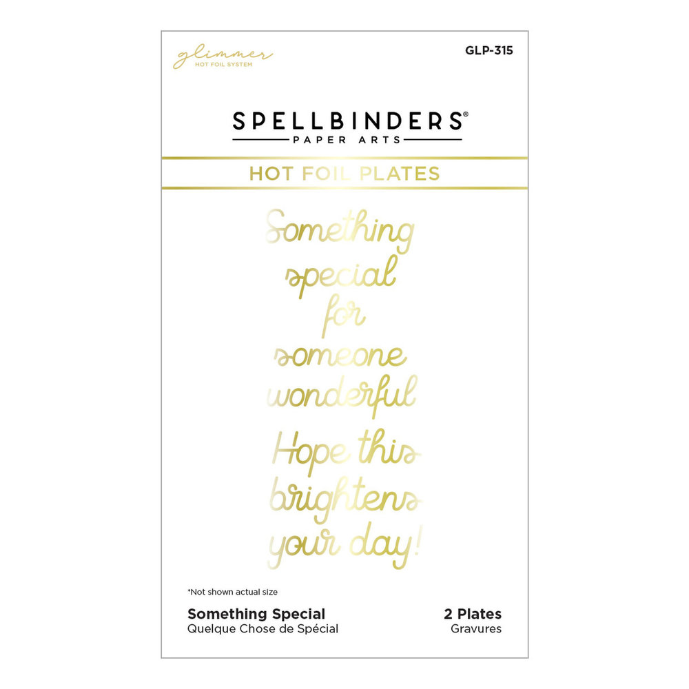 Spellbinders Something Special Glimmer Hot Foil Plate (GLP-315)
