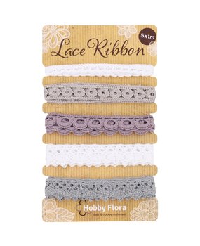 Hobby Flora Lace Ribbon Purple (2576867) Hobby Flora Lace Ribbon Purple (2576867)