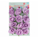 Hobby Flora Paper Roses on Wire Purple (2545326)