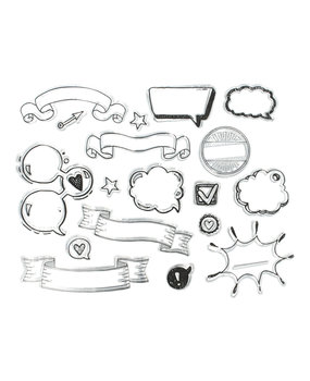 Craft Sensations Clear Stamps Banners (3004358)